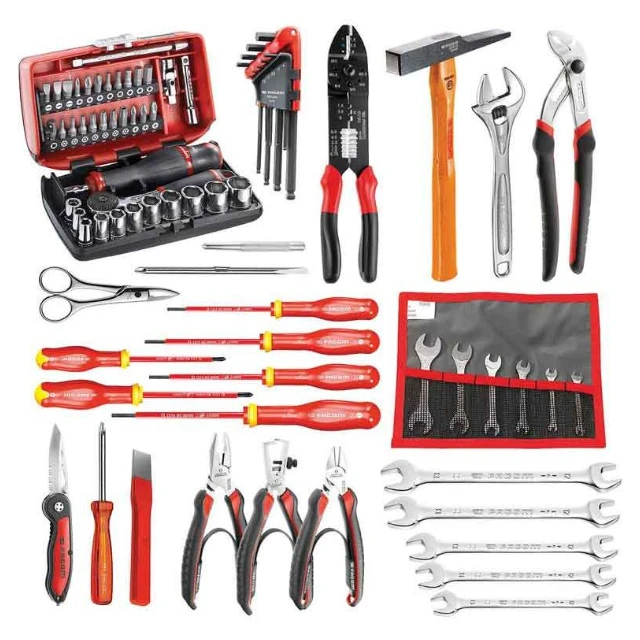 
Auto Repair Home Use 46 Piece Set Universal Socket Wrench Tool Set Electric Screwdriver Ferramentas Cordless Drill Hand Tool Set 