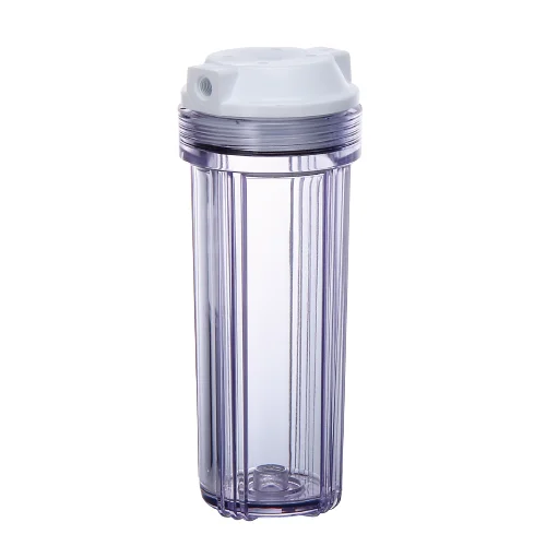 10 inch standard type clear water filter housing for drinking water