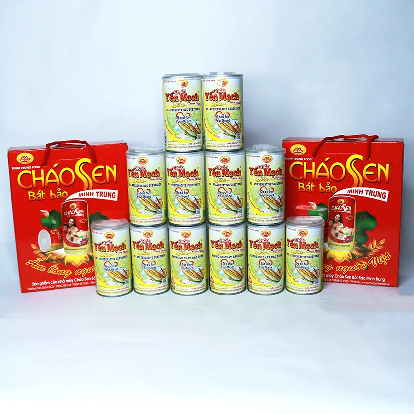 Wholesale Canned food instant Milk Oat Grain Porridge from Minh Trung Vietnam - No preservative