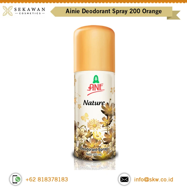 Hot Selling Ainie Deodorant Spray 200 Orange