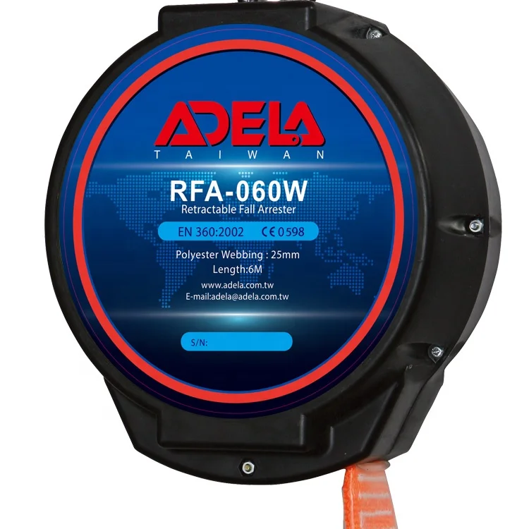 
6M Cable safety harness rope vertical lifeline 