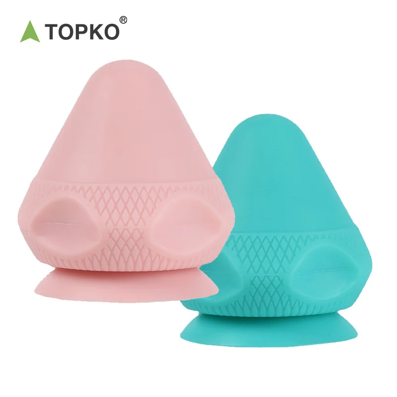 Силиконовый массажный шарик TOPKO твердый поглощающий мяч для разглаживания мышц торакального отдела позвоночника спины и ног