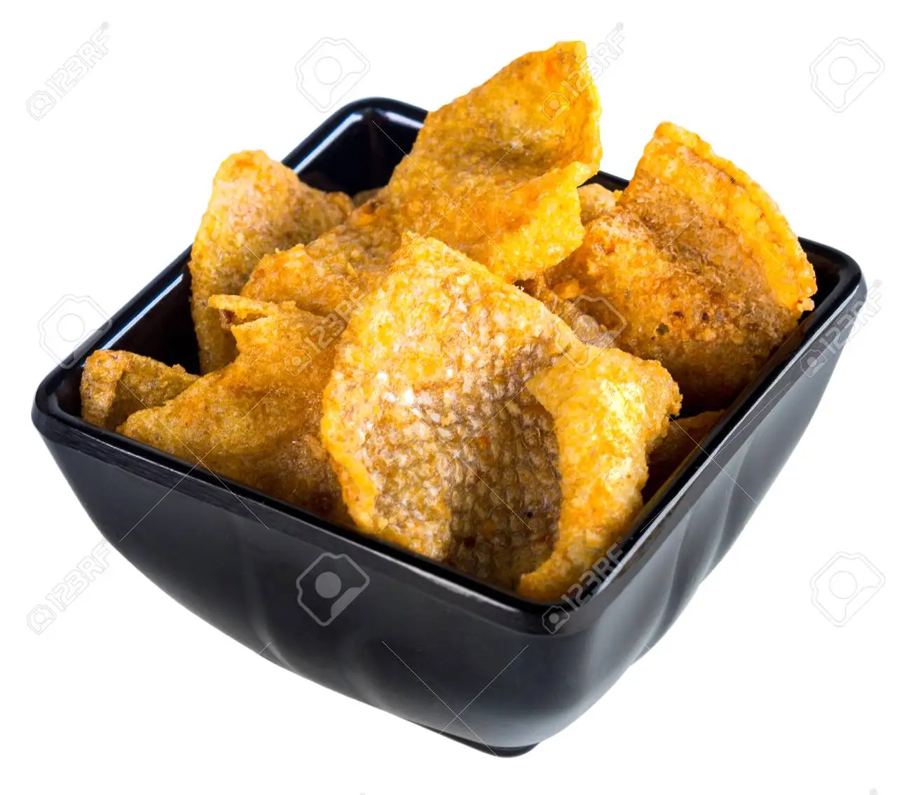 Fried  Crisp Salmon Fish Skin With Salted Egg Yolk-Made in Vietnam 2020