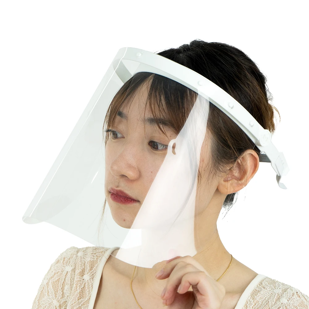 Customize Adjustable Face Shield Transparent Plastic Safety Face Shields