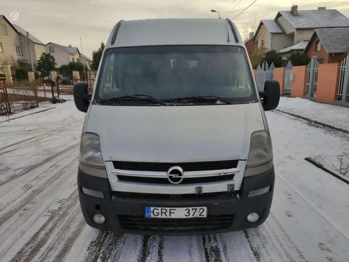 2005 Opel Movano, passenger minibus
