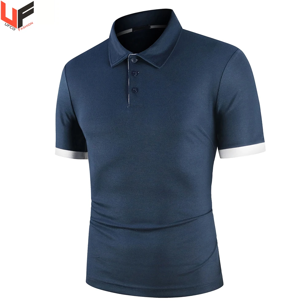 Wholesale Custom Design High Quality Plain Mens Golf Lapel Polo Shirt for Sports Men Casual Smart Embroidery Custom Name