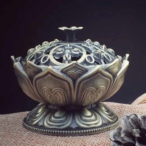 
Lotus Bowl Incense Burner 