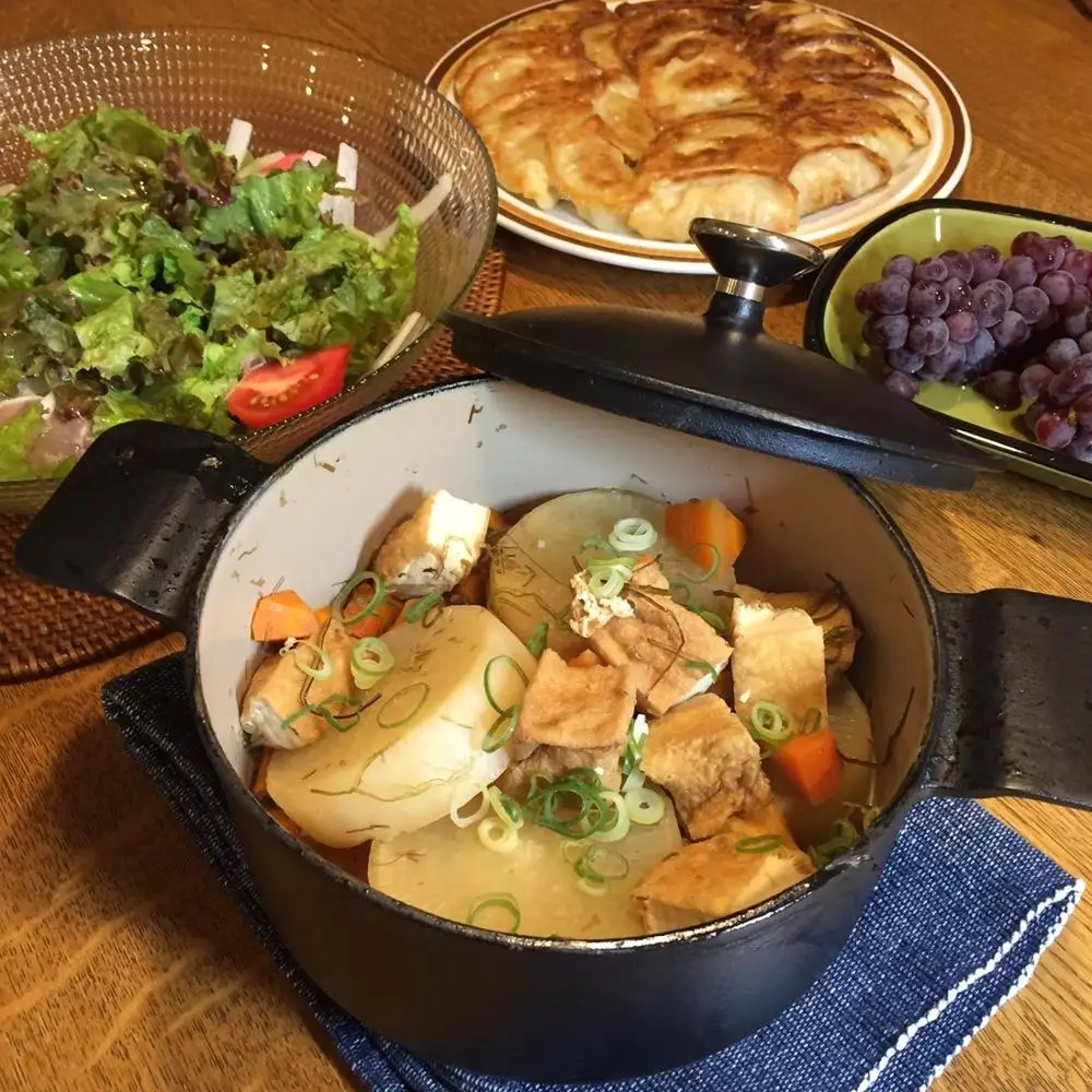 Kaneden Cast iron sukiyaki pan (18cm) made in Japan