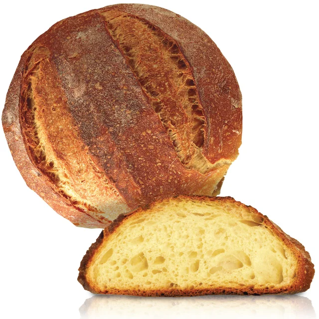 Italian High Quality Gourmet Fully Baked Frozen 453 g Remilled Durum Wheat Semolina Round Bread For Supplier