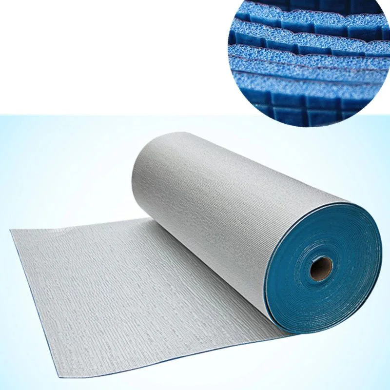 Flexible Elastomeric Flame Retardant Closed Cell Polyethylene XPE Foam Adhesive Al Aluminum Foil insulation Heat Reflrction