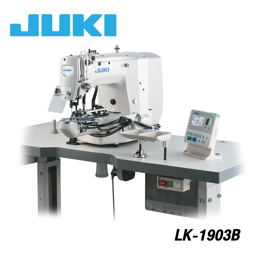 
LK-1903B JUKI компьютеризированная Контролируемая Одиночная игла высокоскоростная Кнопка крепления промышленные швейные машины 