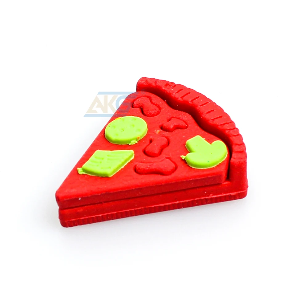 New Custom Pizza Pencil Eraser For Child School
