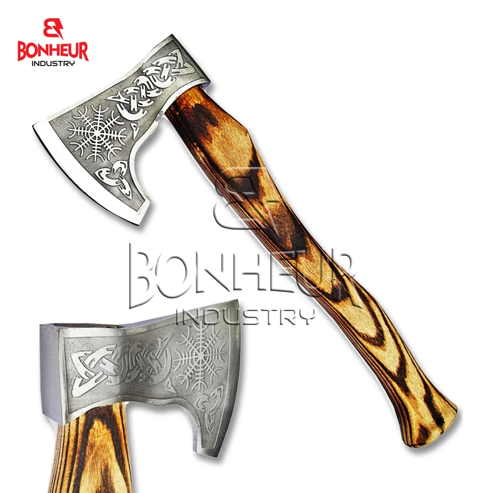 Шлем Awe средневековый топор викингов с гравировкой углерода J2 стальная головка под заказ Ручная ковка