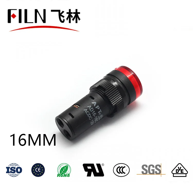 AD16 indicator lamp machine signal lamp factory manufacture red green yellow blue white led