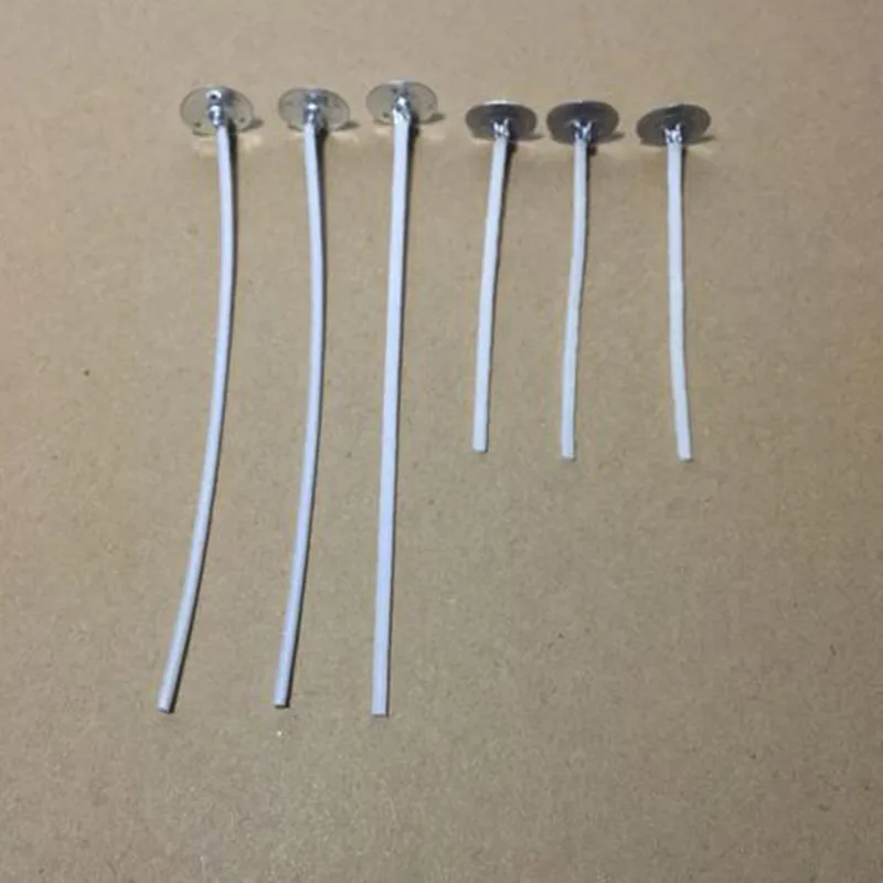 High Quality 20 Cm Round Nylon Silver 100% Cotton Dochte Aus 100 % Baumwolle For Gift Bags