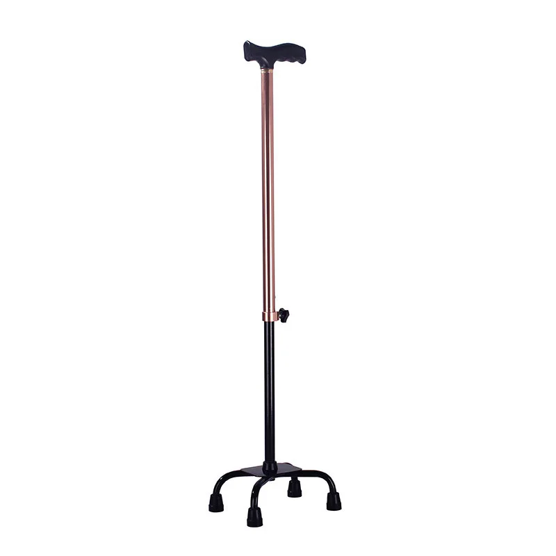 New Arrivals Patient Used Aluminum Underarm Portable Four Legs Crutches Price Aluminum Axillary
