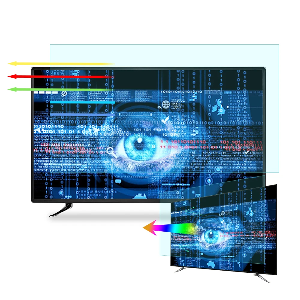  Anti blue light film high transparency for TV 55 inch screen guard