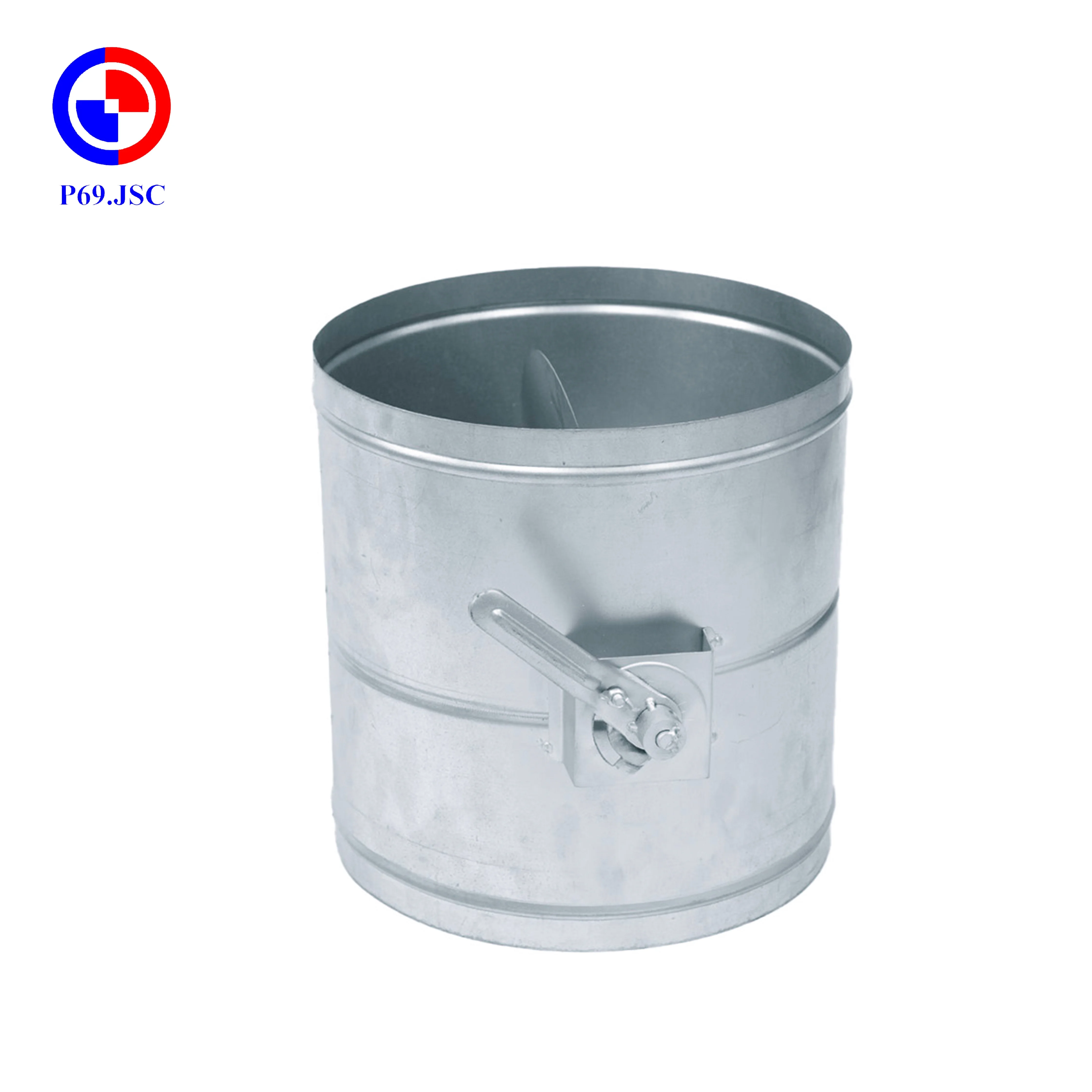 Ready to Ship Control Pressure Productive Damper Ventilation System M&E OEM Round Volume Damper Manual Control - HAND  P69 JSC