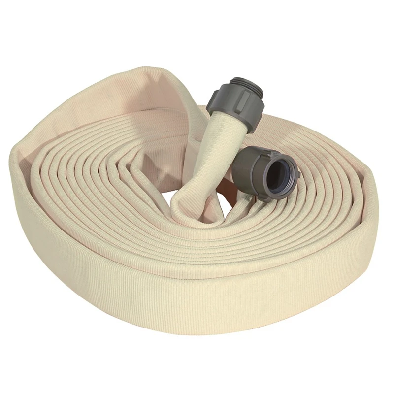 250psi 300psi 400psi Working Pressure Polyester Rubber 15m/25m/30m Length Fire Fighting Irrigation Double Jacket Hose