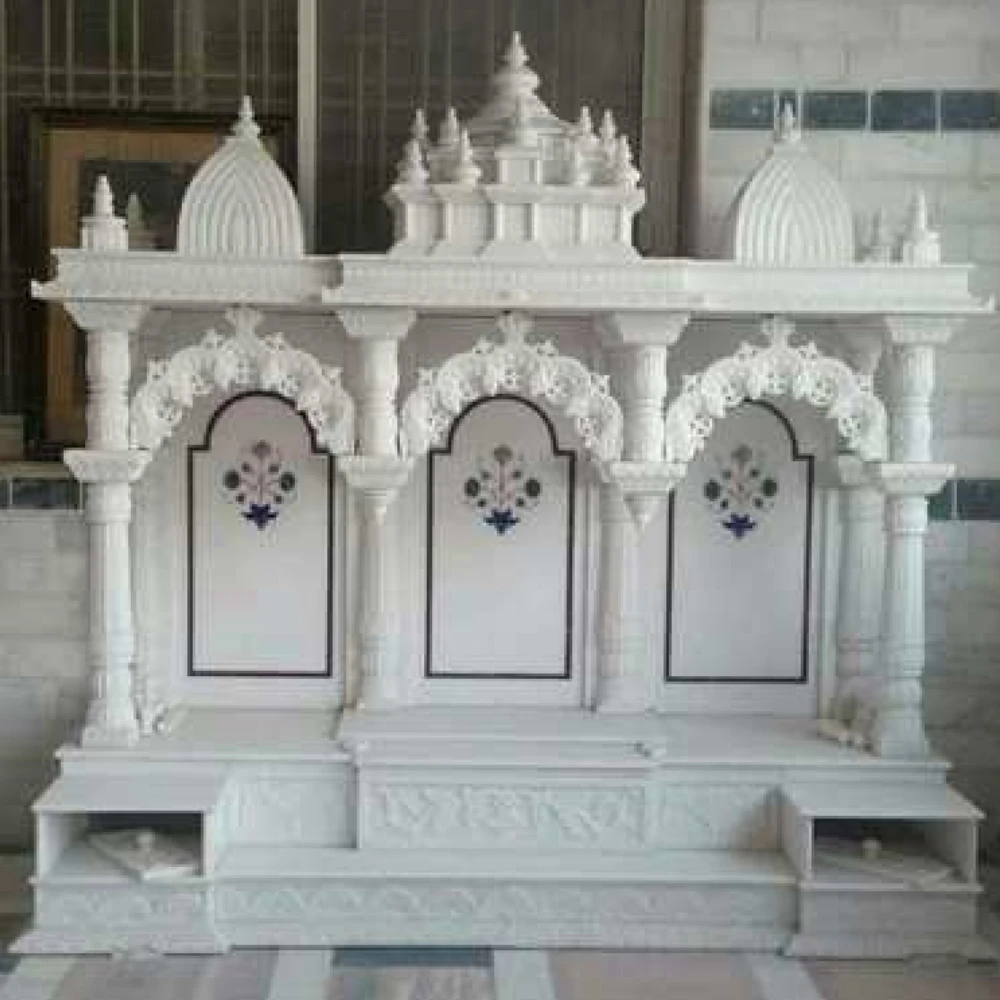 High Quality Marble Temples at Reasonable Price Handcrafted Marble Art Temple Stone on Sale Price Hindu Religion