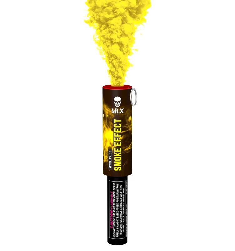 fireworks import from Liuyang color smoke tube fountain smoke grenade daytime fireworks for wedding color full smoke bomb