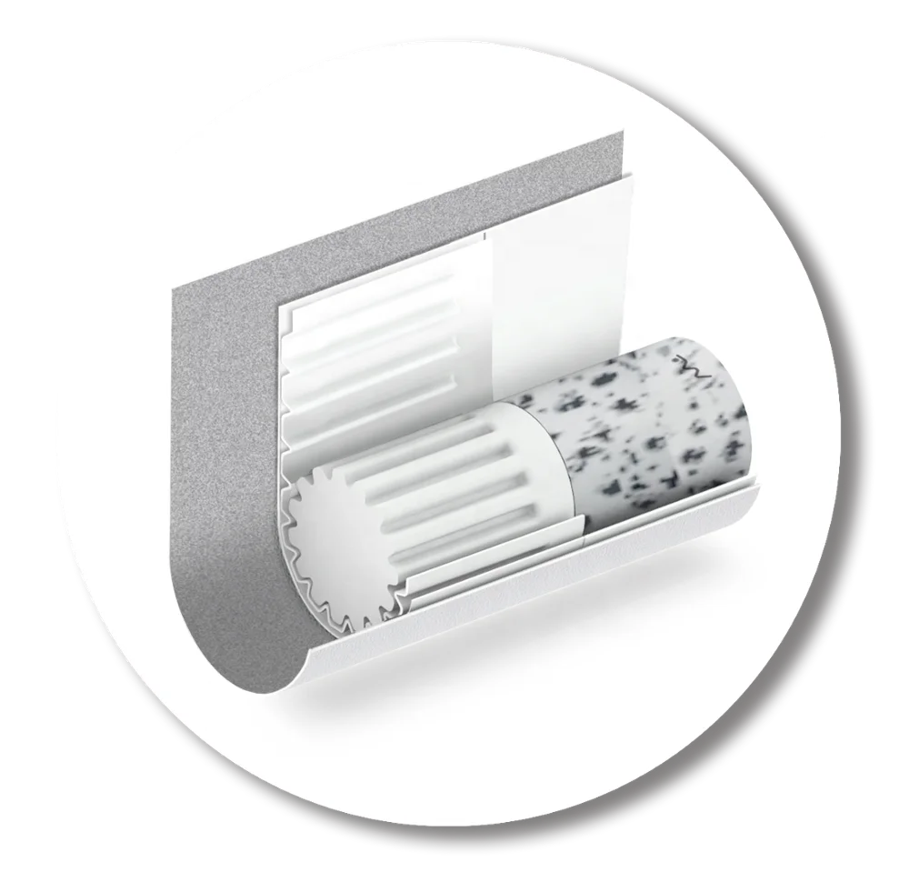 Various Combinations Dual segments filter rod with activated charcoal and cellulose acetate tow for filtered cigarettes