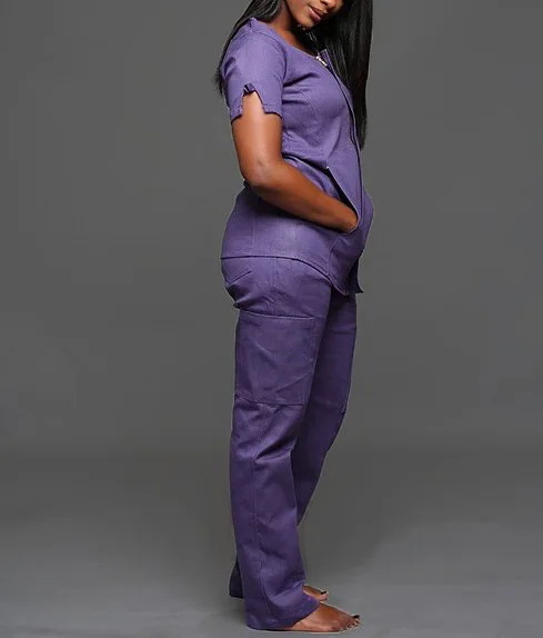 Оптовая продажа, медицинская Больничная униформа, черные эластичные скрабы, наборы, растягивающаяся униформа