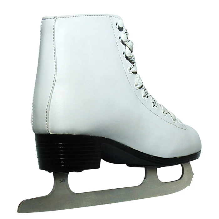 Customized cold-resistant  PVC Ice skating Figure ice skates with EN 15638 test Figure skate with Stainless steel blade