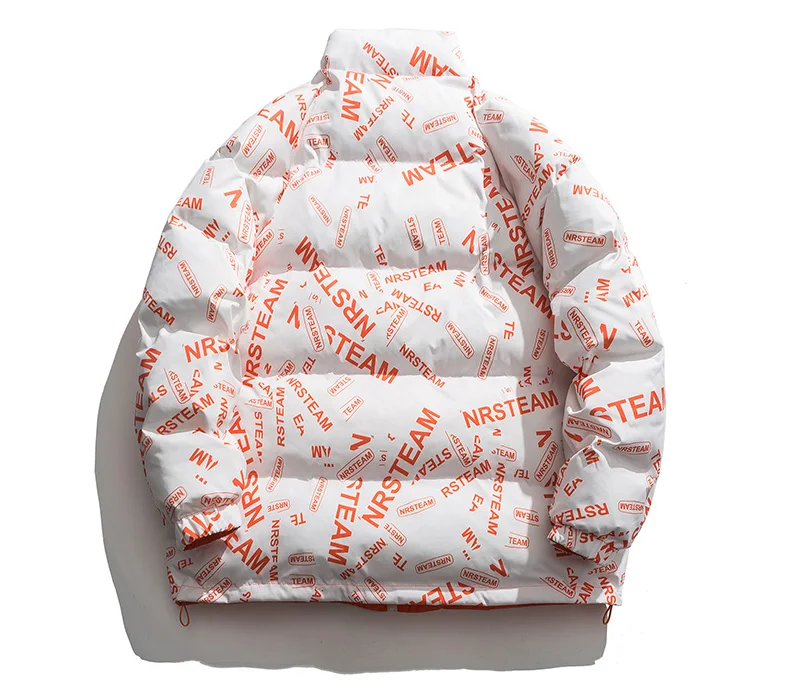 Low Price High Quality Sublimation Puffer Bomber Jacket Men/Women custom print shiny jacket