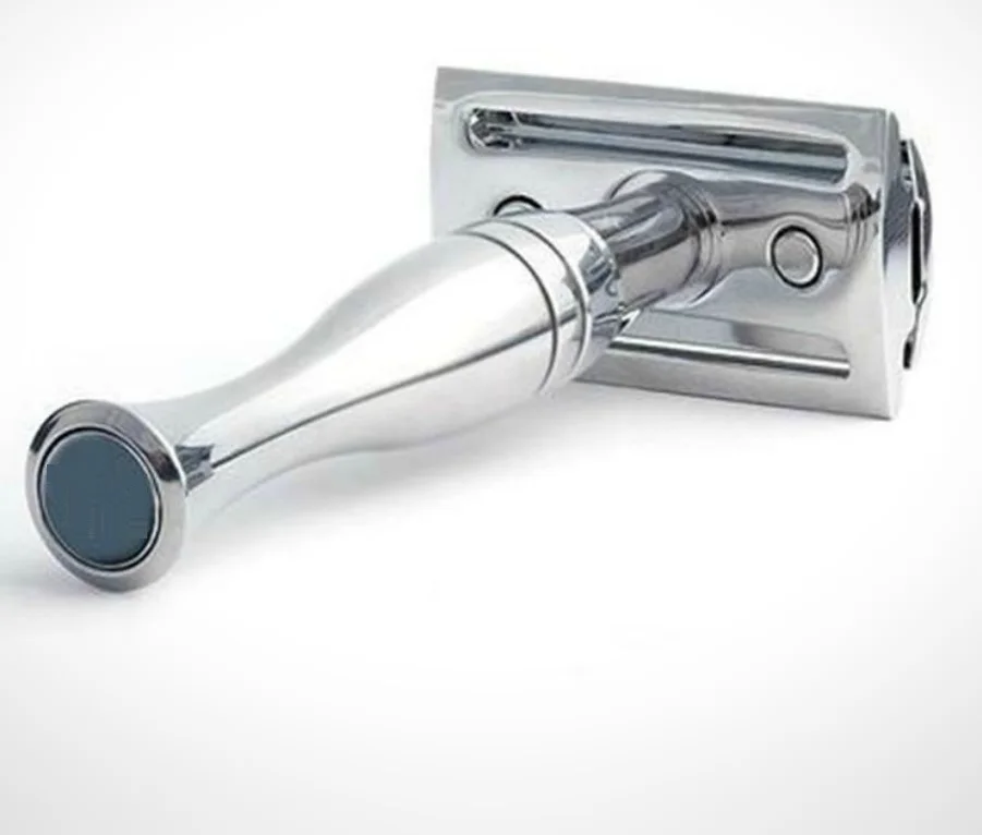 
Luxury double edge safety razor with brass handle/Customize Logo brass Handle Classical Double-Edge Safety Razor 