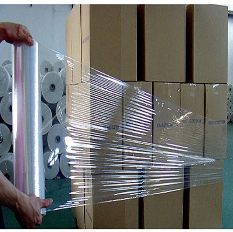 Factory Wholesale PE Stretch Film Jumbo Roll Pallet Wrap Stretch Film Cheap Price High Quality
