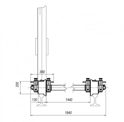 Trolley to transport locomotives TTL25