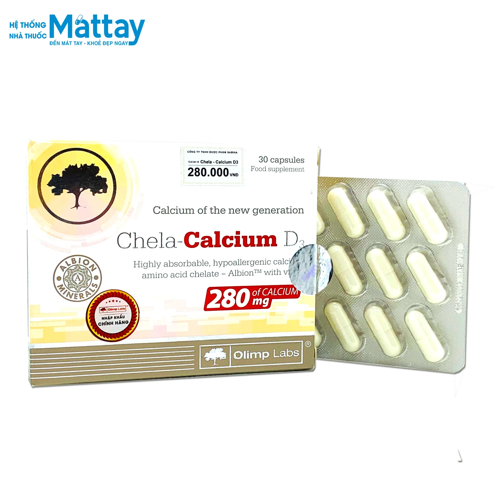 
Chela - Calcium D3 - Supplement with calcium and vitamin D3 