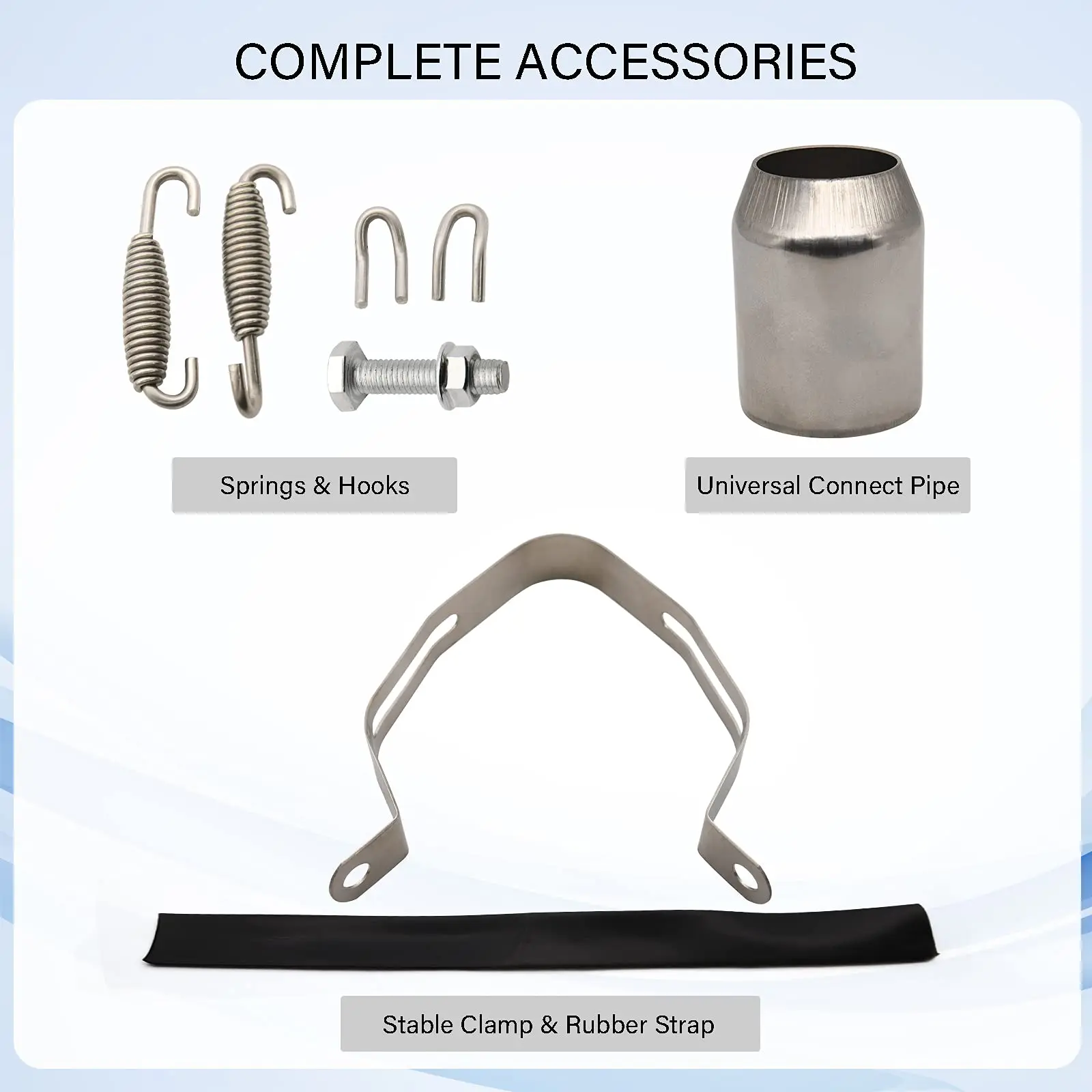 Motorcycle Slip On Exhaust Muffler Carbon Fiber Universal Exhaust Slip On Silencers & Mufflers For Motorcycle