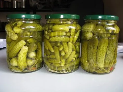 pickled baby cucumber harvest in Vietnam 2021 good for hair packed in high quality jars