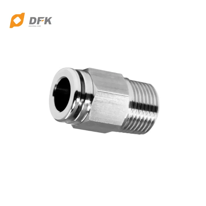 Нажимные пневматические фитинги из нержавеющей стали штекерные разъемы
