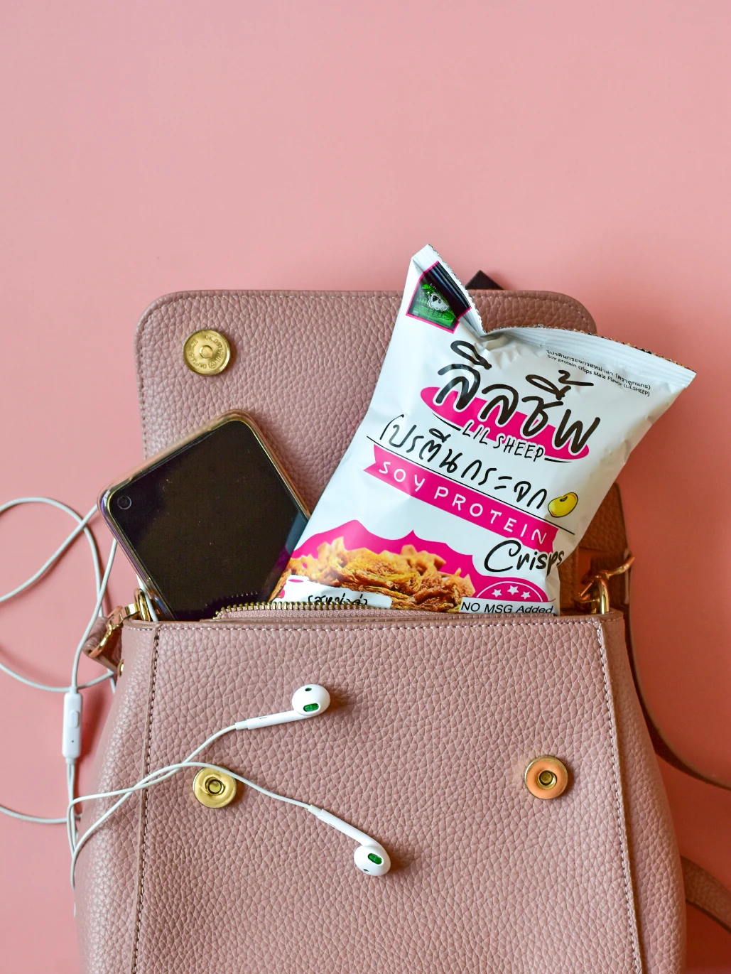 
Popular Snack Soy Protein Crisps Classic Flavor From LIL SHEEP Thailand 