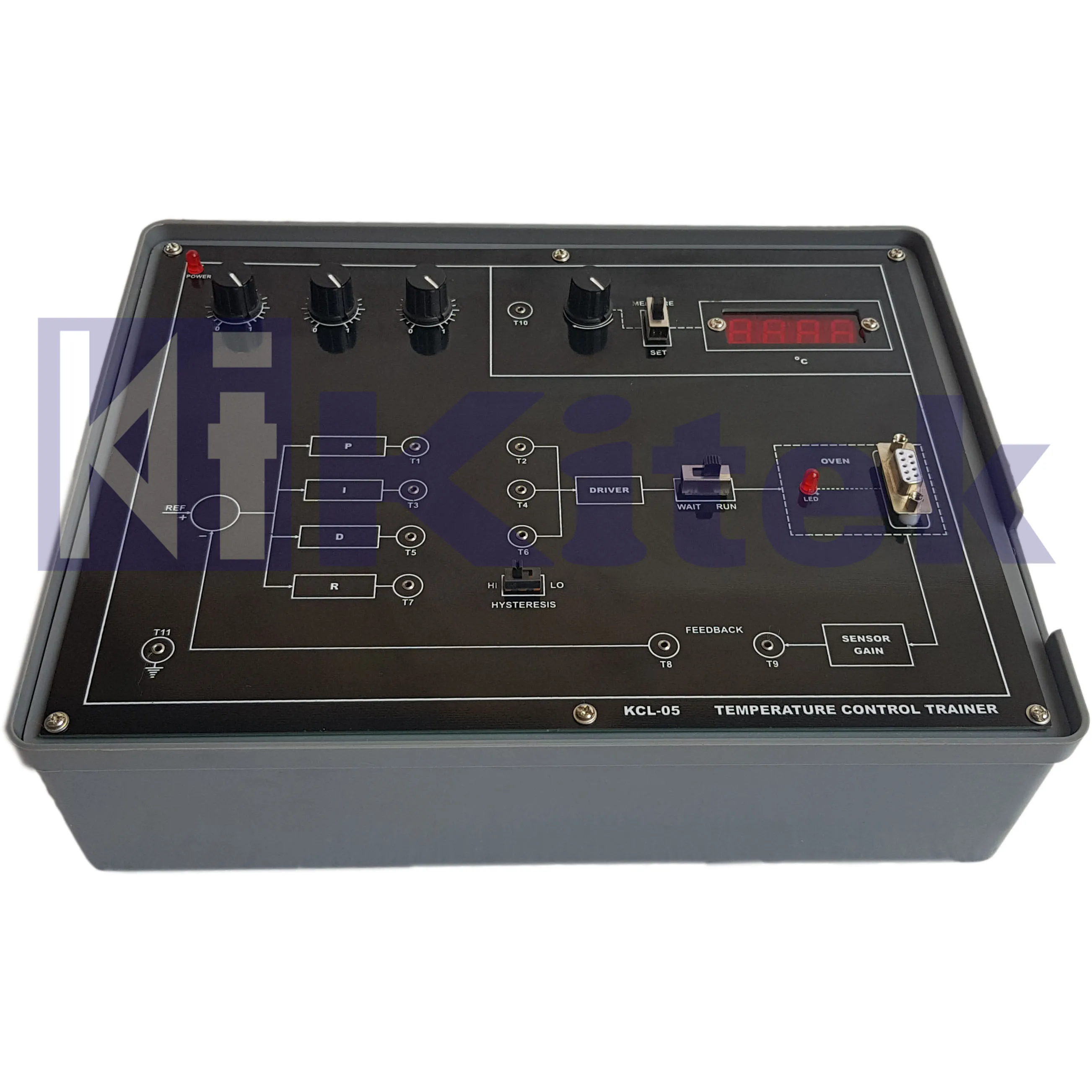 BEST QUALITY TEMPERATURE CONTROLLER TRAINER KIT WITH IN BUILT POWER SUPPLY BY KITEK MODEL KCL 05
