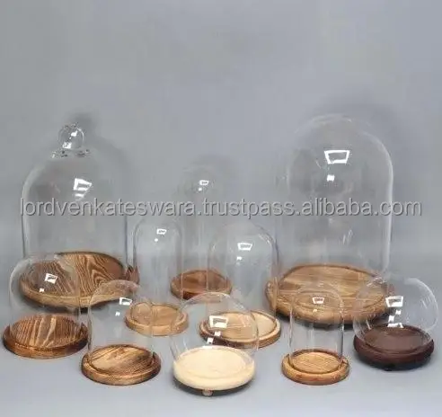 glass dome with base