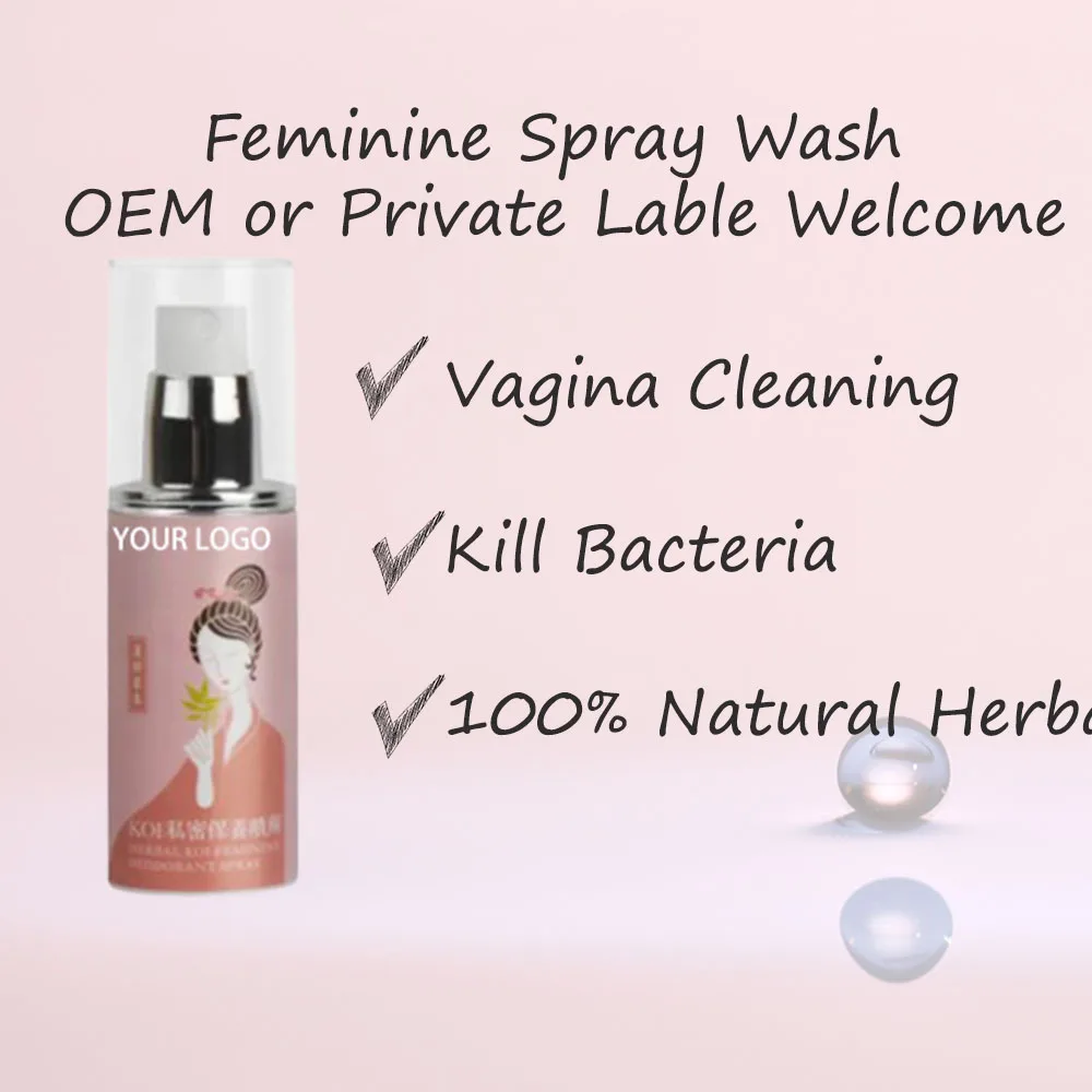 Herbal feminine hygiene vaginal health PH organic 100% natural  Vagina Genital Foam Cleansing