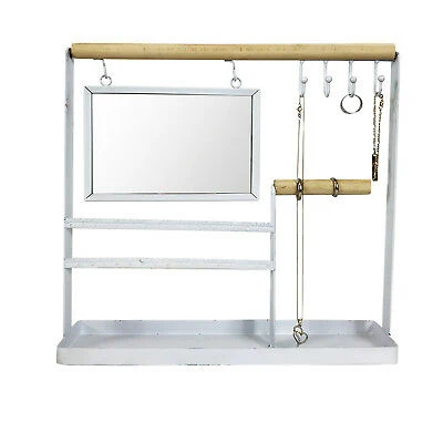 Metal Jewelry Stand Necklace Earring Ring Holder