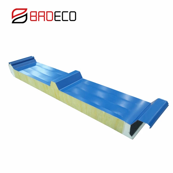 Стекловолокно/стекловата сэндвич панель изолированные стальные кровельные панели