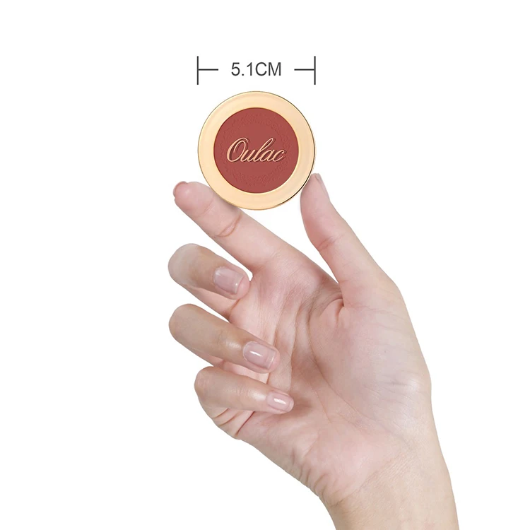 new stock  trend high quality matte  buildable  powder rose light color blush single make up for life cosmetics