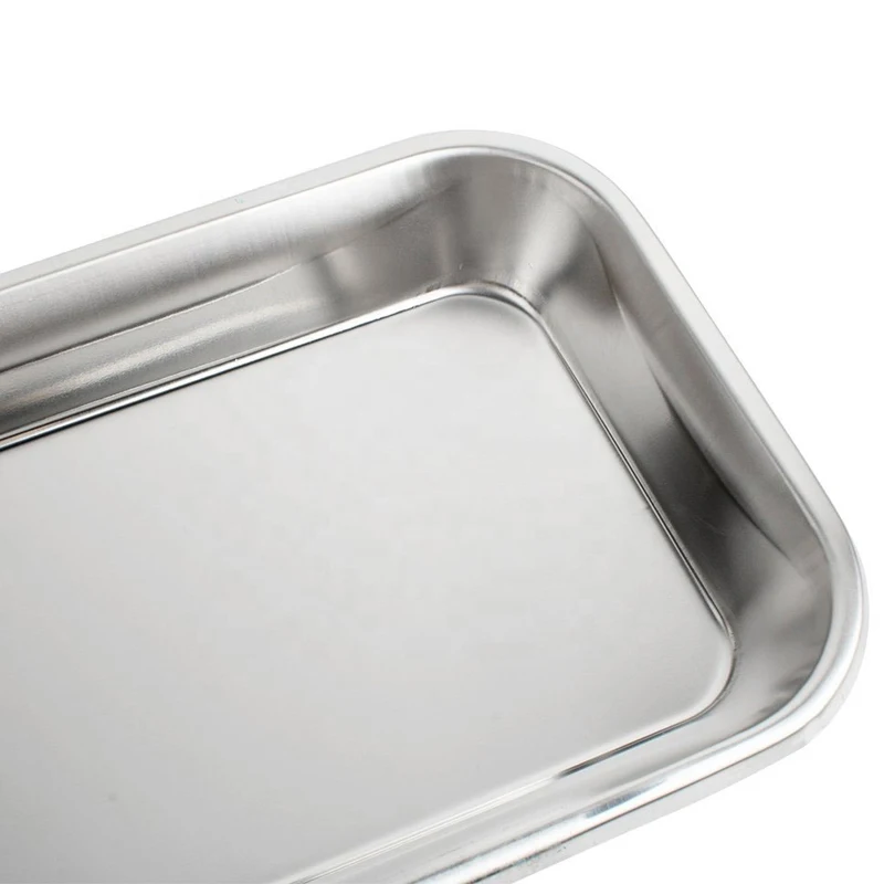 Stainless Steel Instrument Tray For Dental Tool Lab Instrument Useful for Best Design Holloware