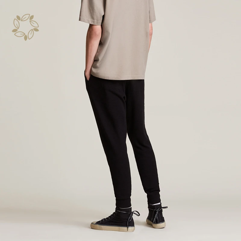 Organic cotton jogger sweatpants sustainable plain sweatpants eco friendly sweatpants joggers for men