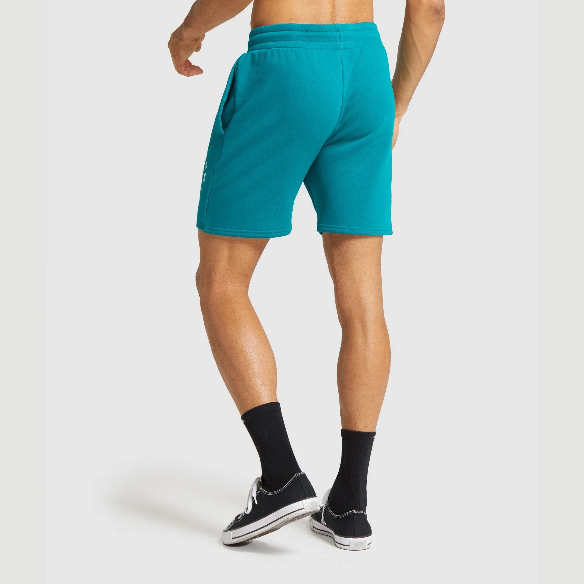 Шорты-карго мужские на молнии из хлопка махровые