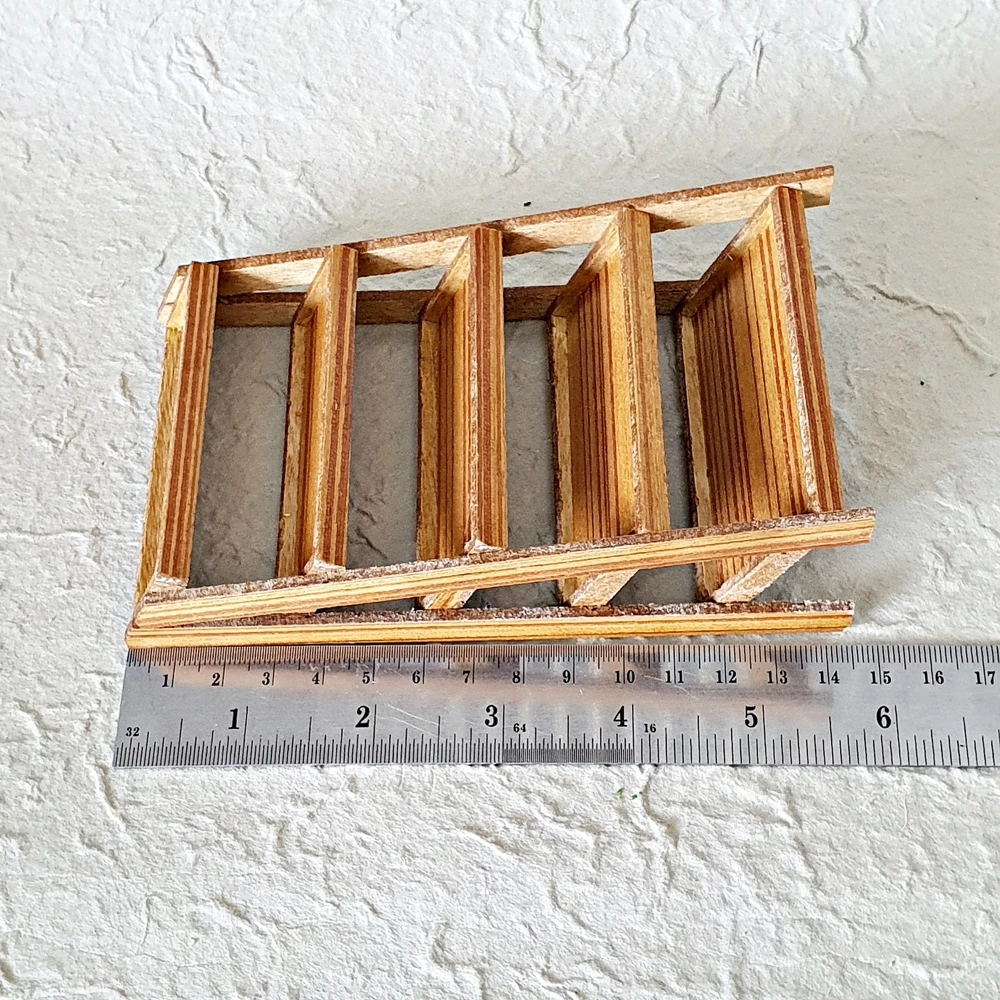 Миниатюрная деревянная полка для кукольного домика мебель ручной работы поделки пекарня украшение мини-игрушка стиль