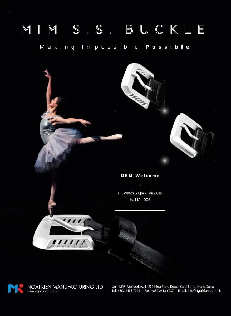 Hot Selling Custom Designer Mim Stainless Steel Watch Rugged Buckle Mim Accessory Fits 22mm Watch Strap Corrosion Resistance