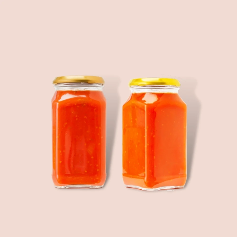 Food & beverage other sauce glass bottle hot pot sauce food flavors chilli pepper