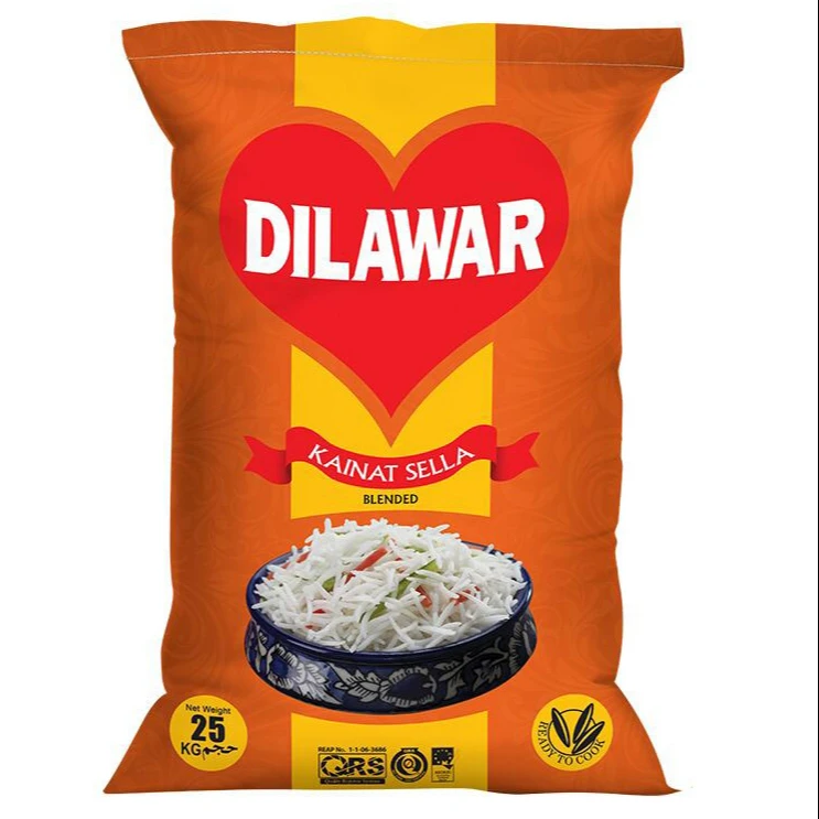 Dilawar SELLA Basmati Rice 25KG Extra Long Grain Parboiled